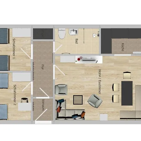 Modernes Mit Panoramablick Und Skibus