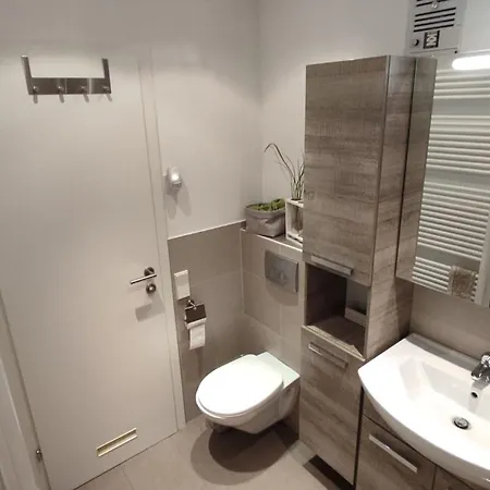 Modernes Mit Panoramablick Und Skibus アパート *