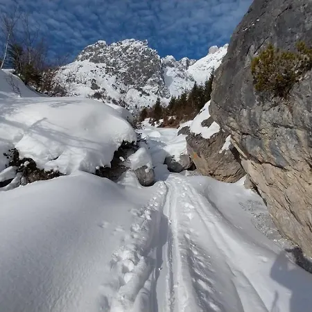 Modernes Mit Panoramablick Und Skibus アパート *